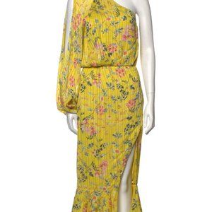 HEMANT AND NANDITA Floral Print Midi Length Dress - Size Small